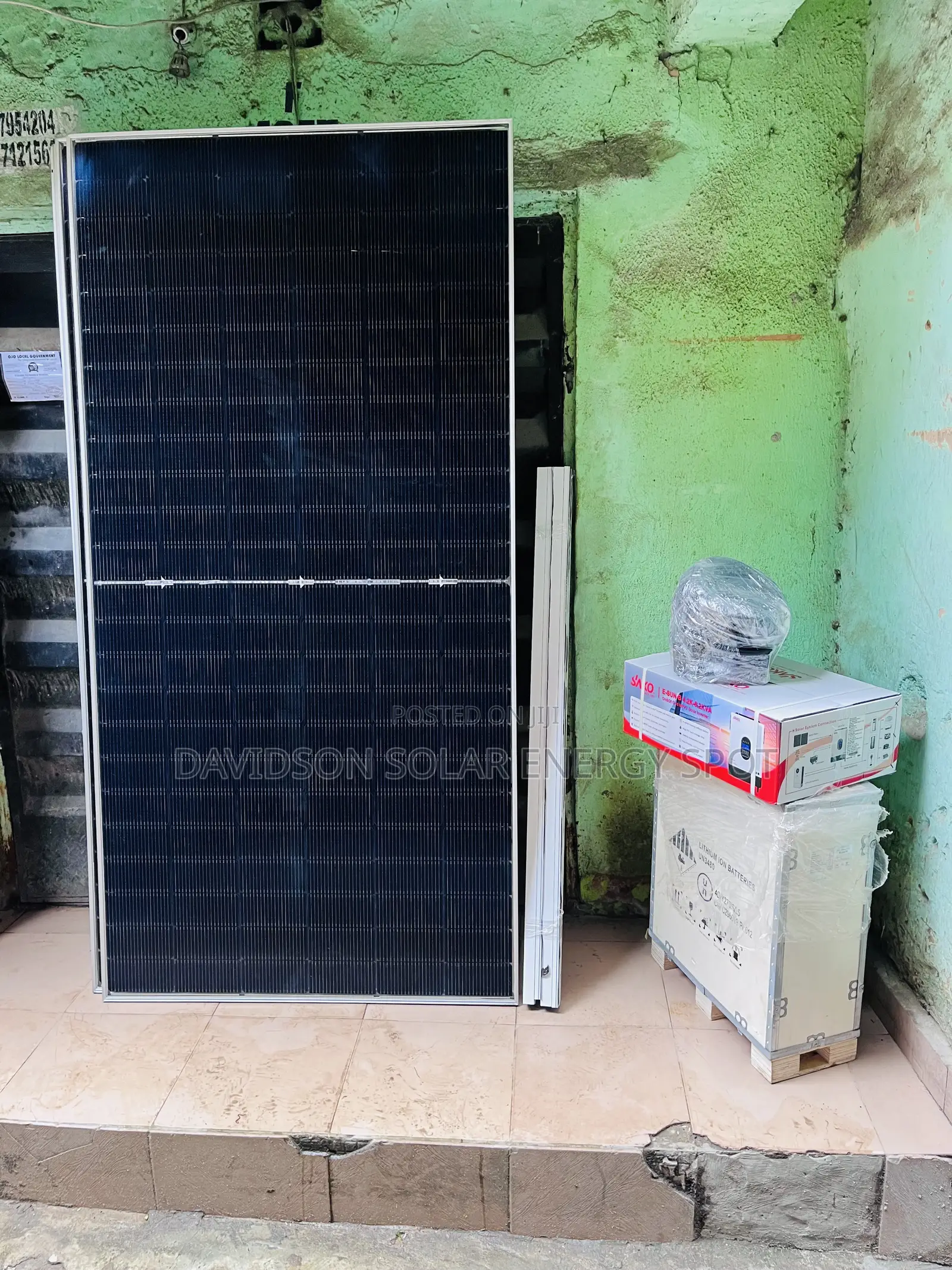6.2kva 48v Installed With 6.5kwh Hyper Lithium Battery With Inverter
