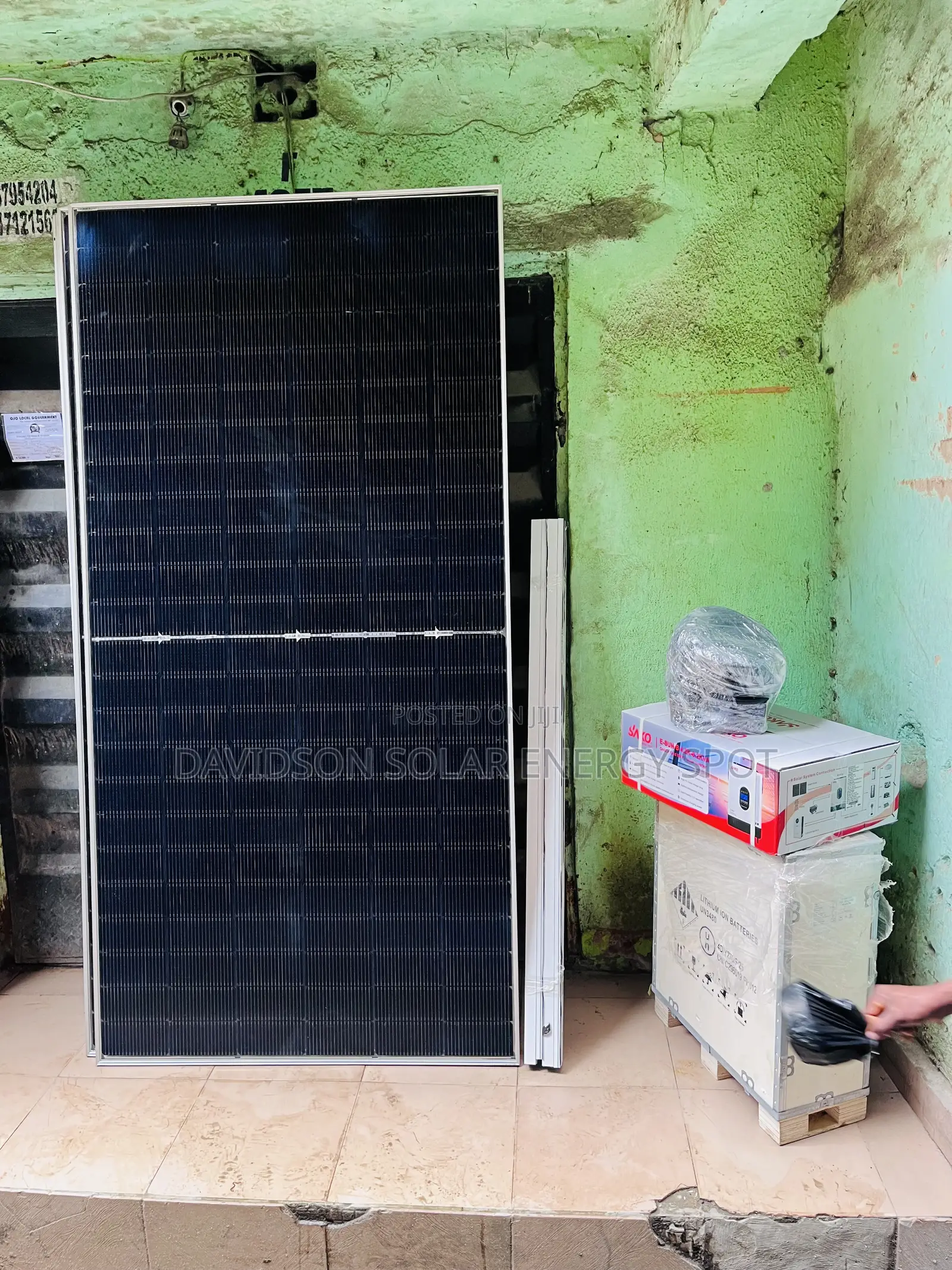 6.2kva 48v Installed With 6.5kwh Hyper Lithium Battery With Inverter