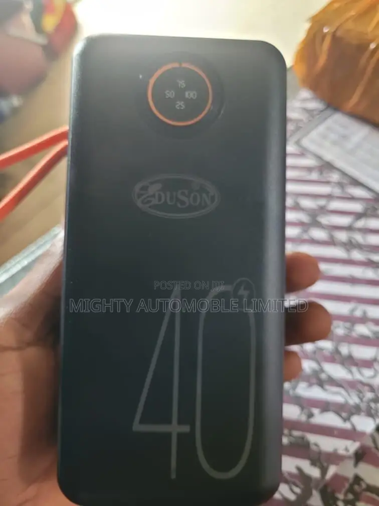 New Original 40000mah Fast Charging Power Bank – 22.5w | 3 Built-In