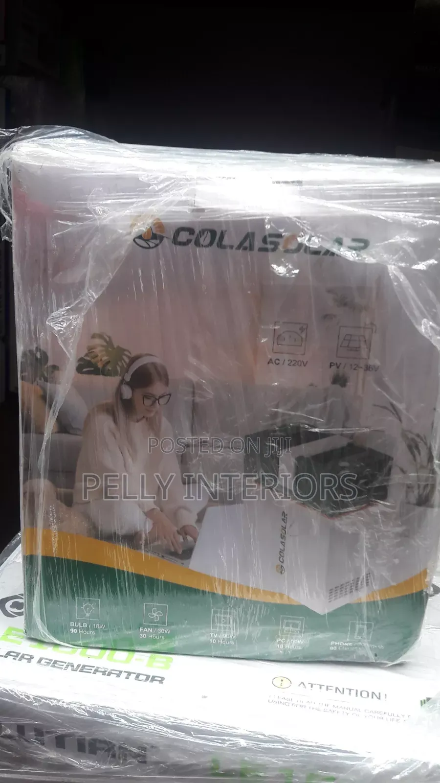 Cola Solar Generator 1000watss 12volts