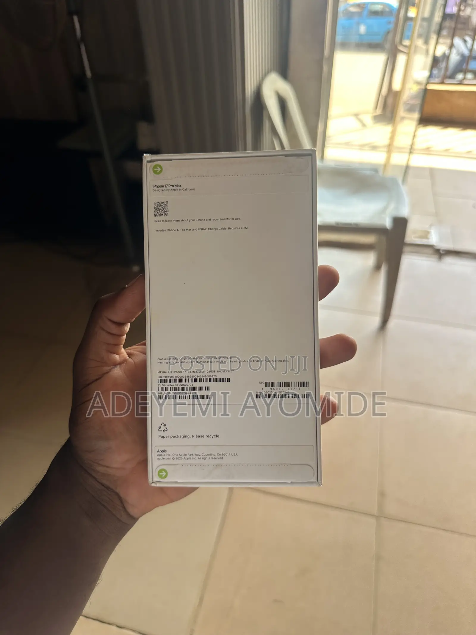 New Apple iPhone 17 Pro Max 256 GB Silver