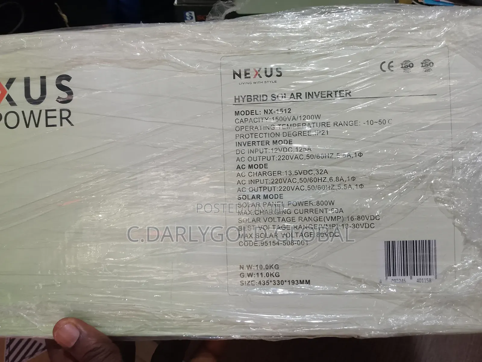Nexus 1.5kva 12v Hybrid Inverter