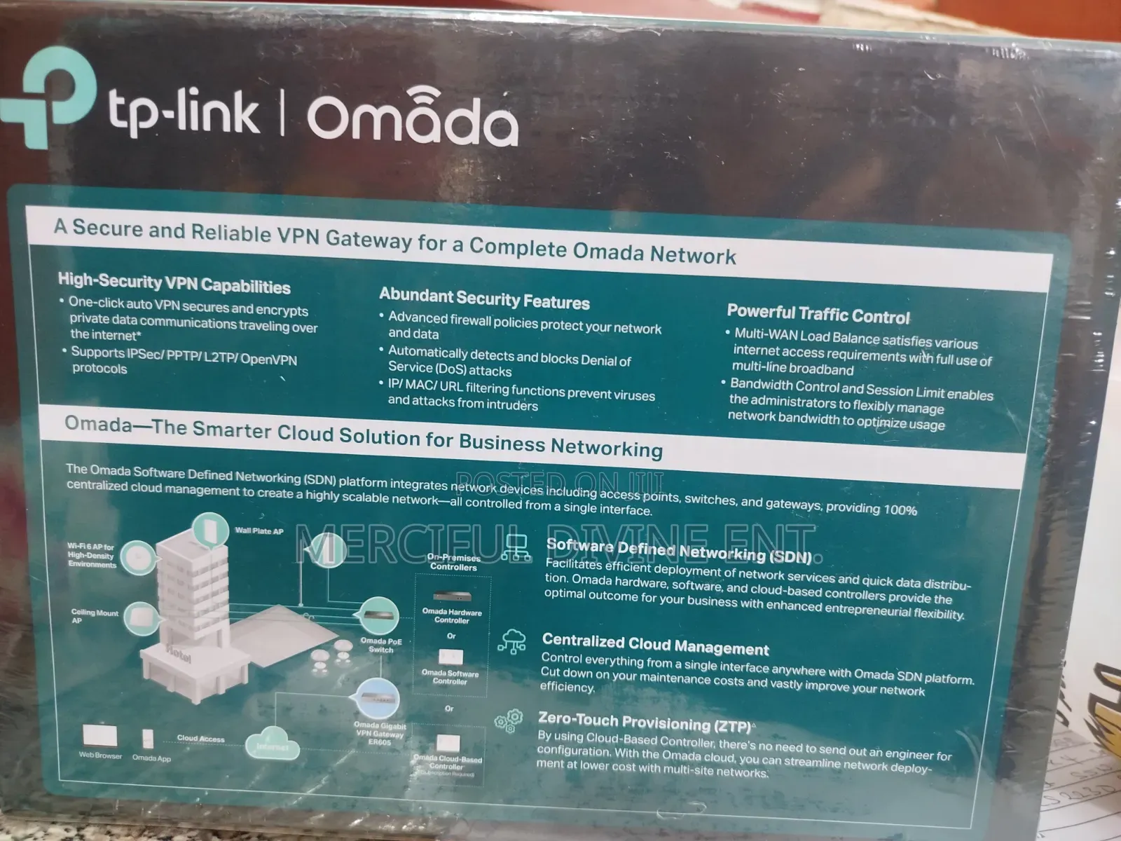 Tp-Link Er650 Omada Gigabit VPN Gateway