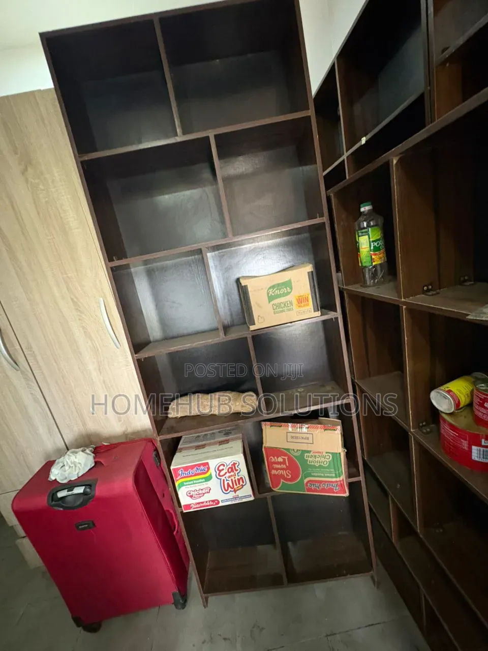 4 Food/Provision Store Racks With an Office Table