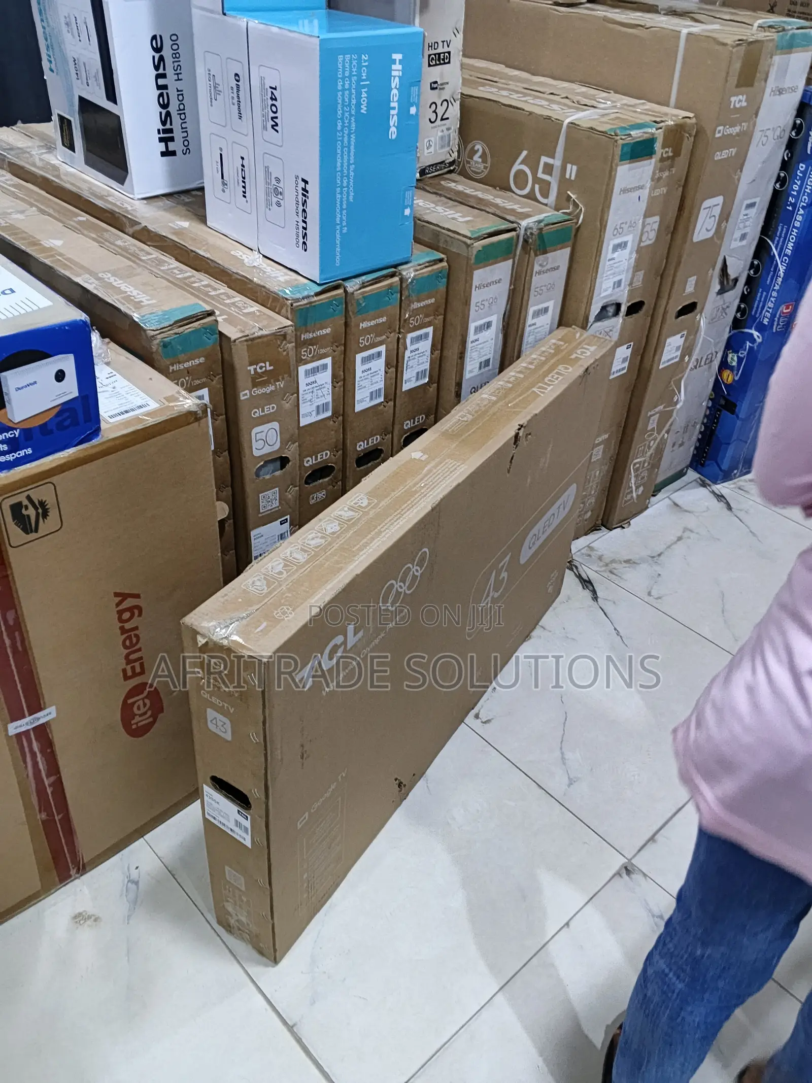 TCL 43" Smart Qled Tv With HDR