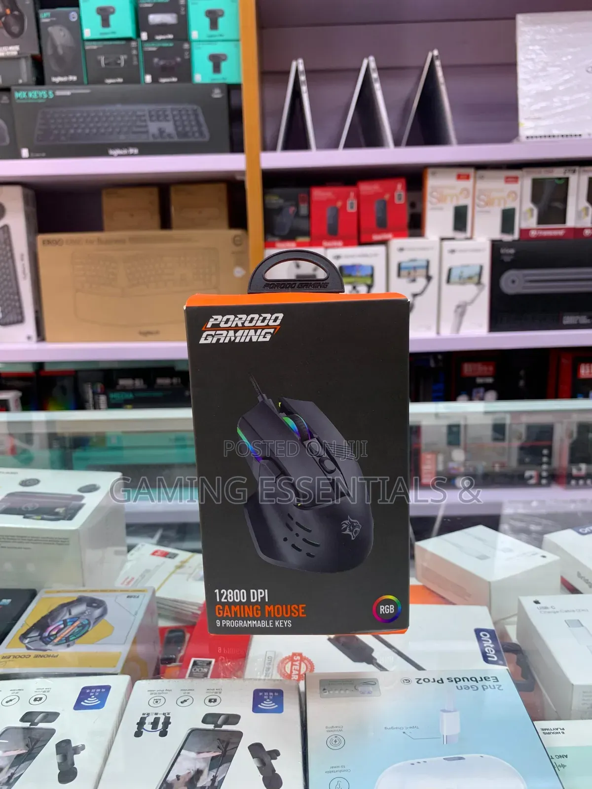 Porodo Pdx320 Gaming 9d Wired Mouse – 12800 Dpi RGB Gaming Mouse