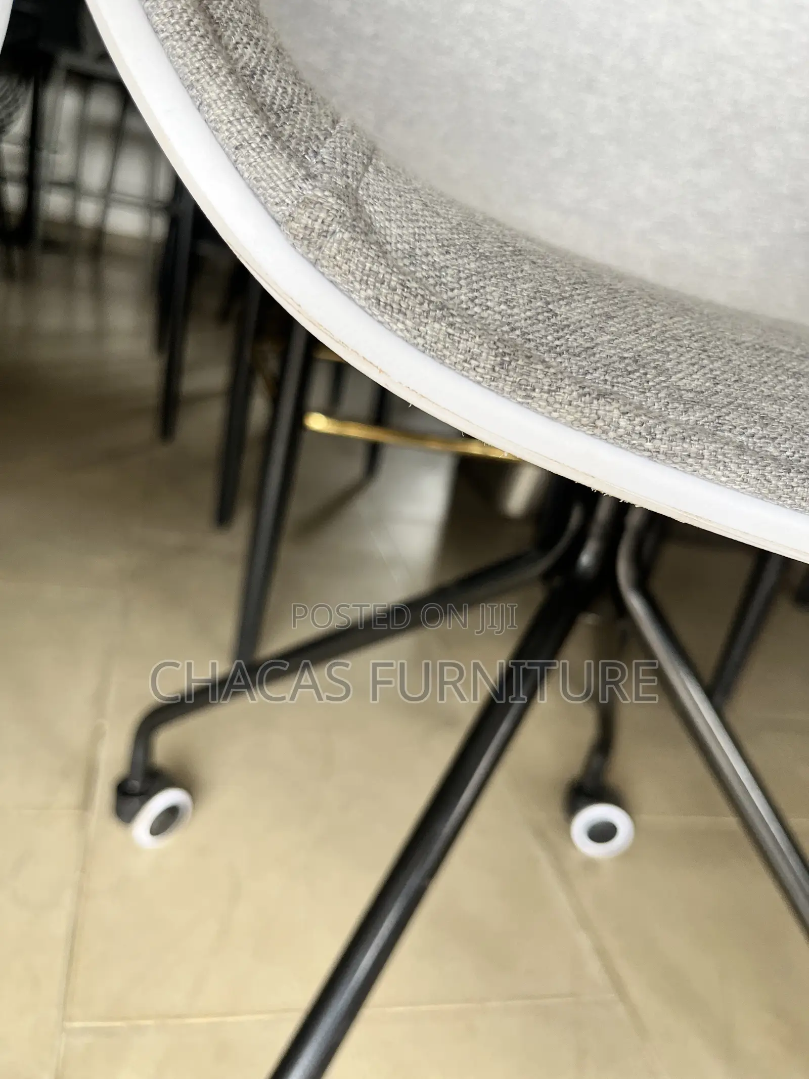 Modern Nordic Bolster Swivel Shell Chairs