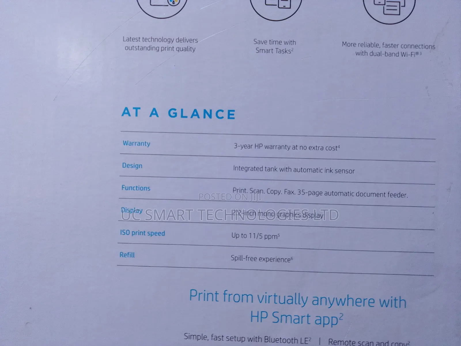 HP Smart Tank 615 Wireless Printer