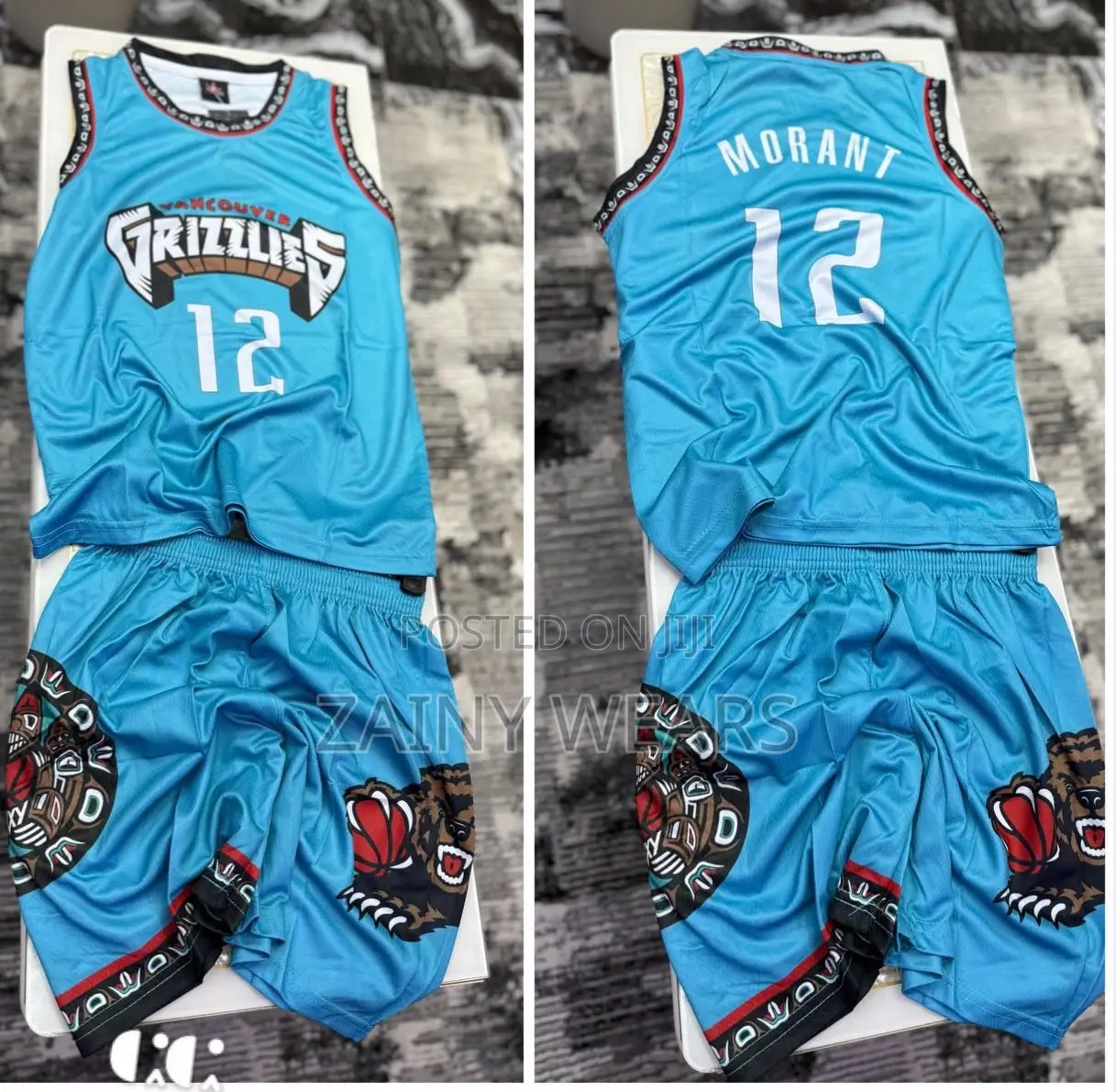 Vancouver Grizzlies Basketball Jersey