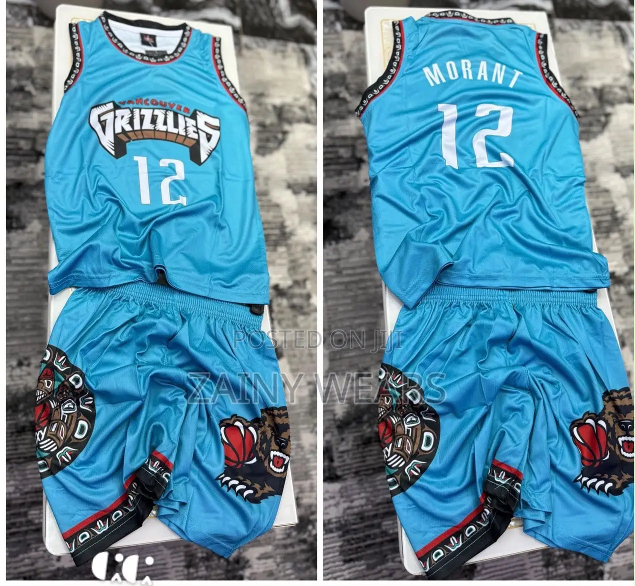 Vancouver Grizzlies Basketball Jersey
