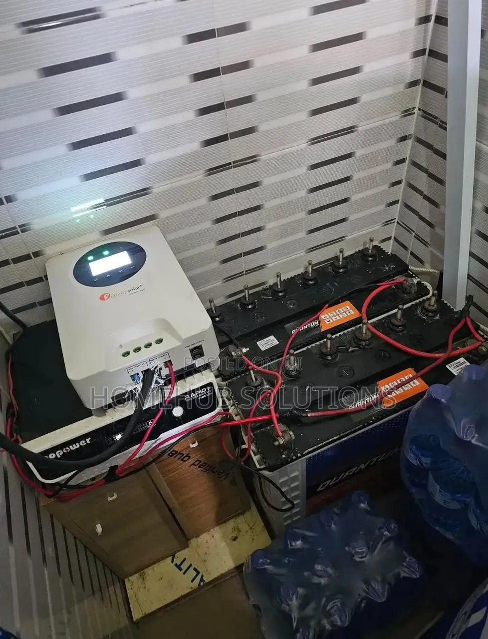 5 Months Used 1kva Inverter With Two Tubular Batteries