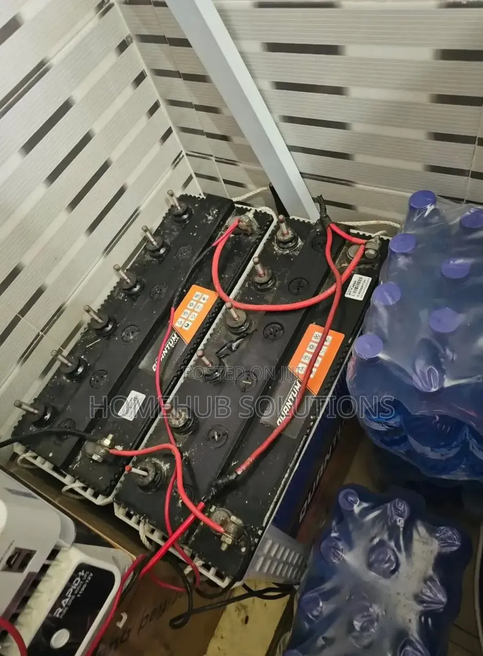 5 Months Used 1kva Inverter With Two Tubular Batteries