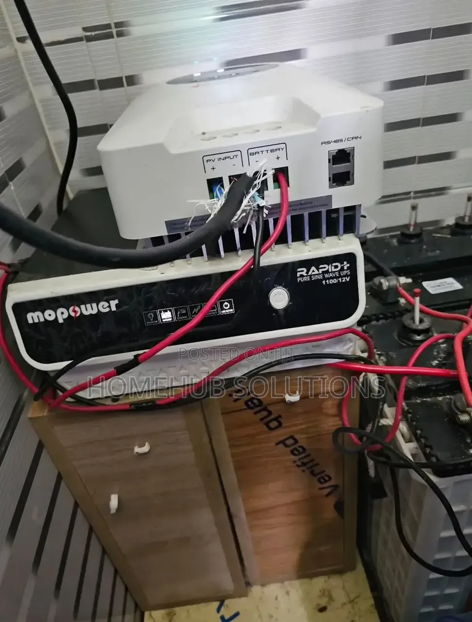 5 Months Used 1kva Inverter With Two Tubular Batteries