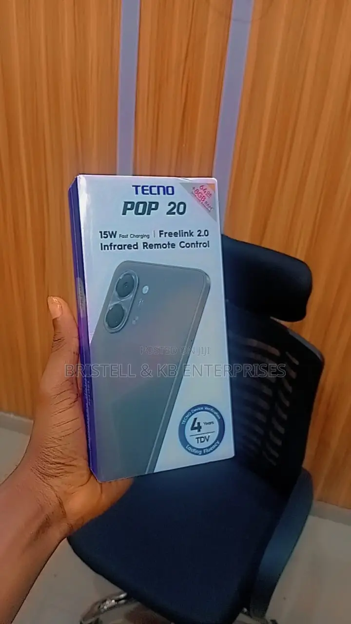 New Tecno Pop 20 128 GB Black