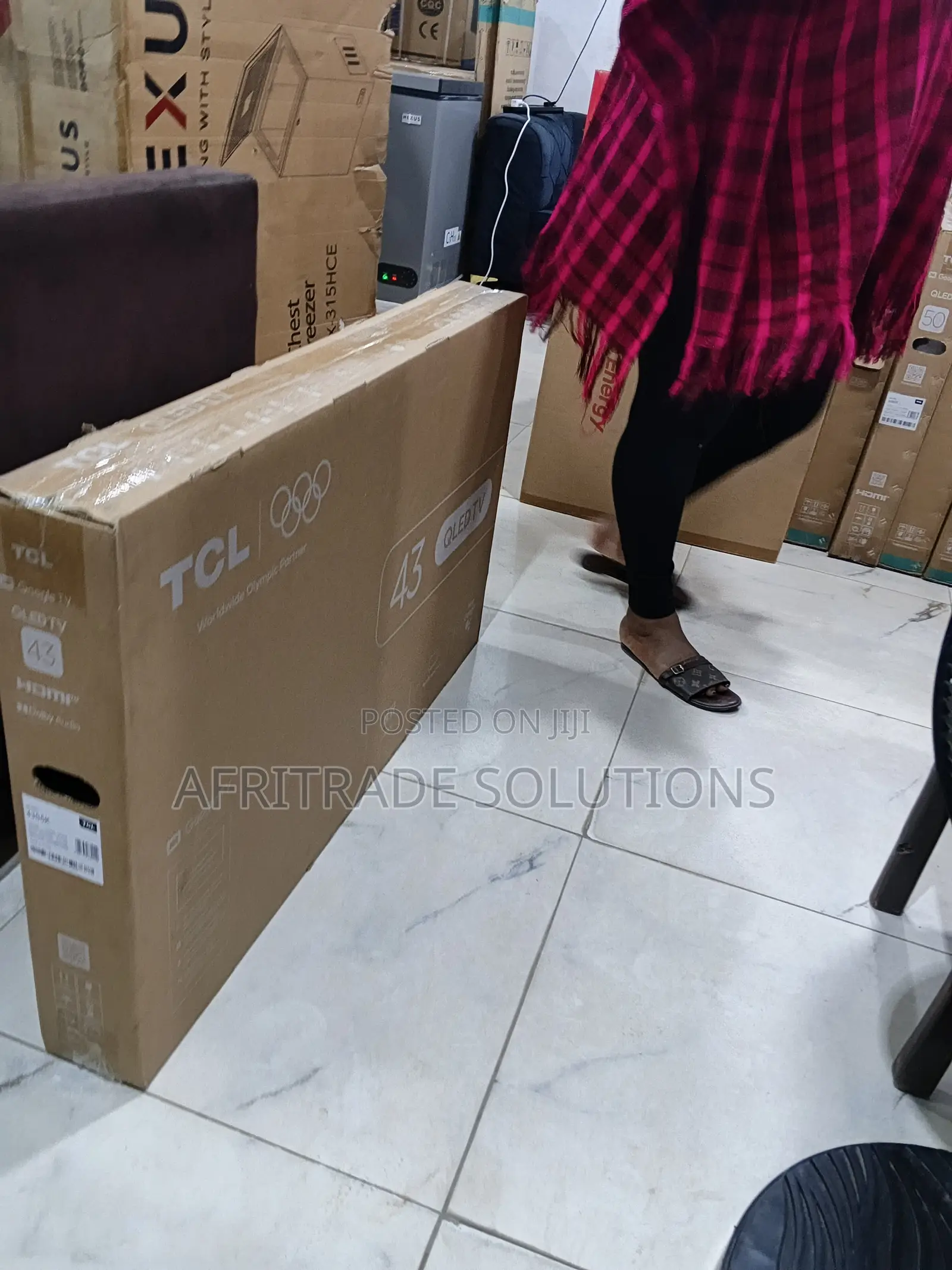 TCL 43" Qled Smart Tv for Home