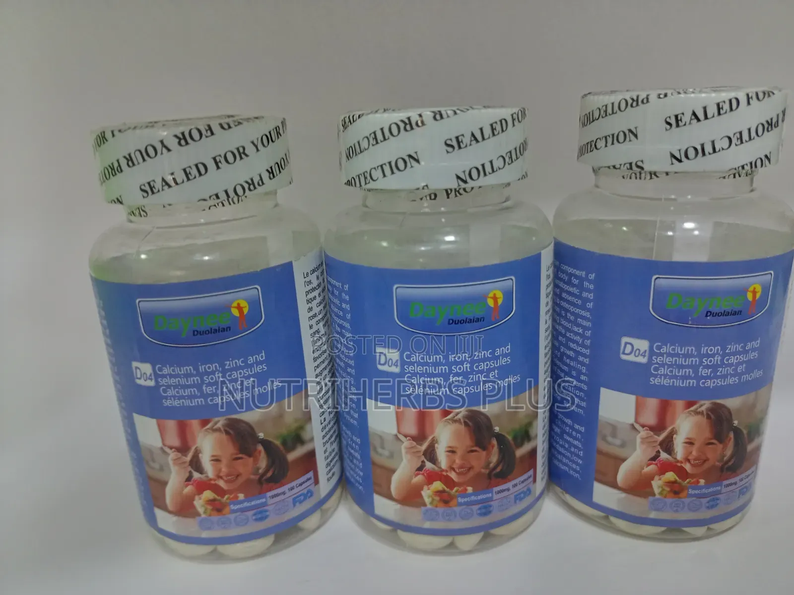 Daynee D04 Calcium,Iron,Zinc Selenium Capsules:General Bone Wellness