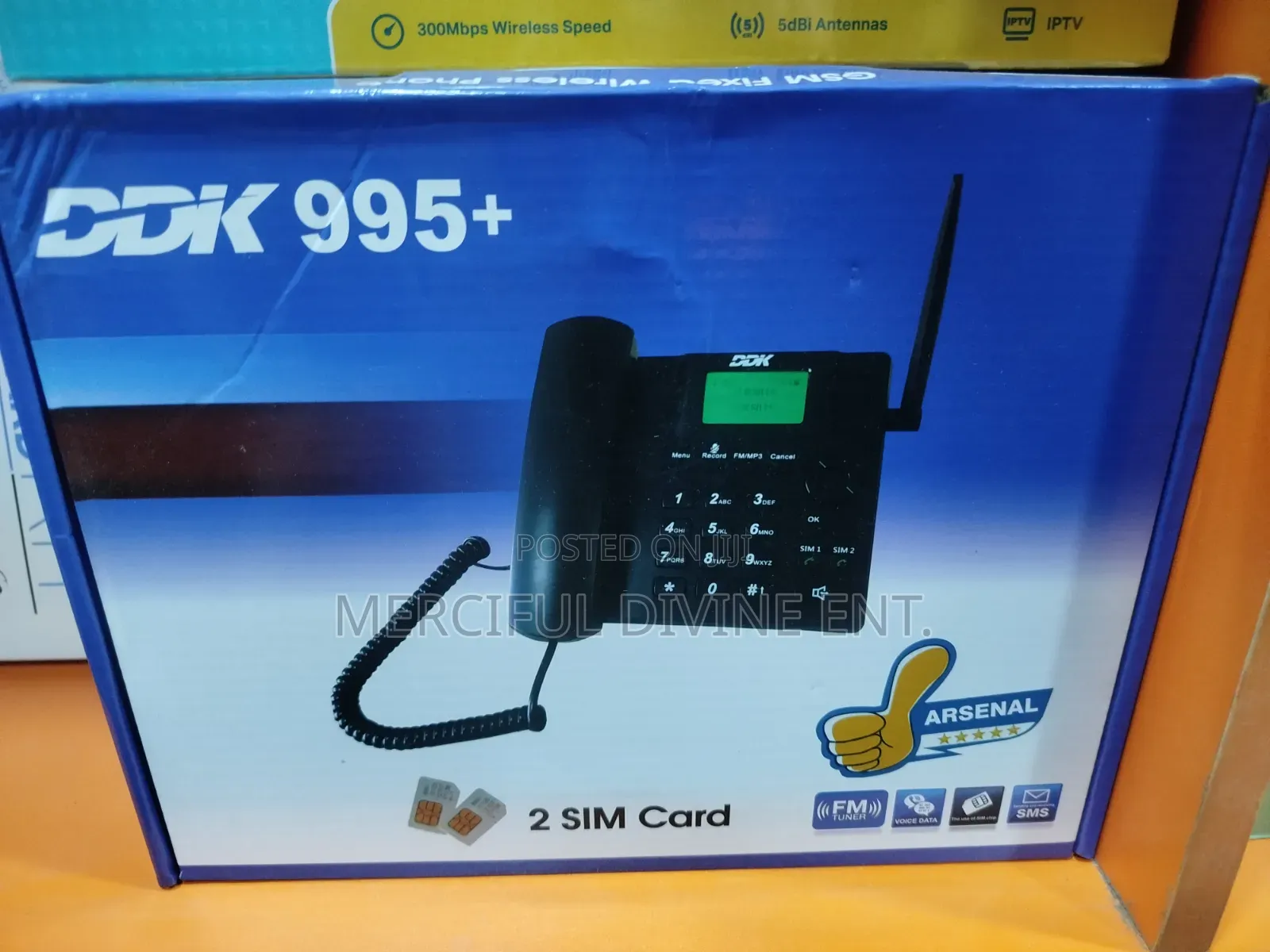 D D K 995+ Desk Phone 2 Sim Card