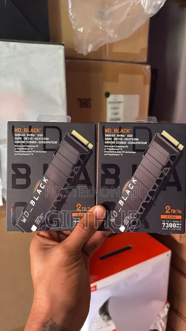 Wd _Black SSD Game Drive+Heatsink 2TB