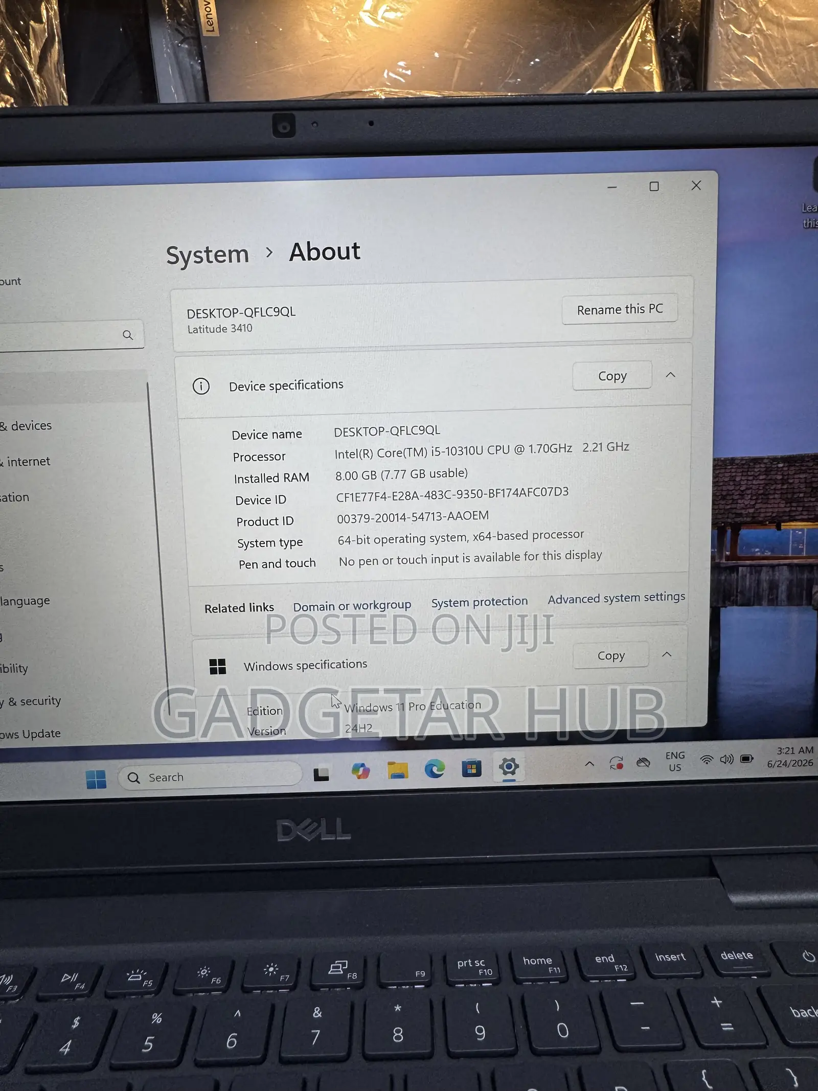 Laptop Dell Latitude 3410 8GB Intel Core i5 SSD 256GB