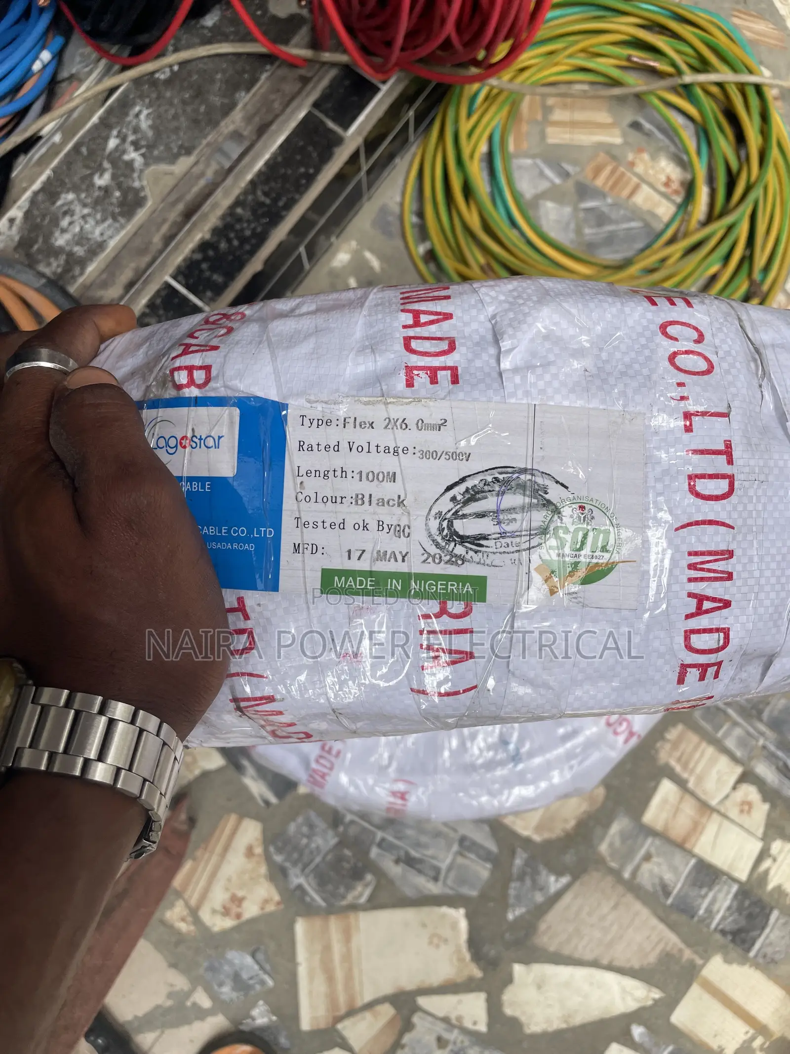 Flex Cable 2 by 6mm Lagos Star