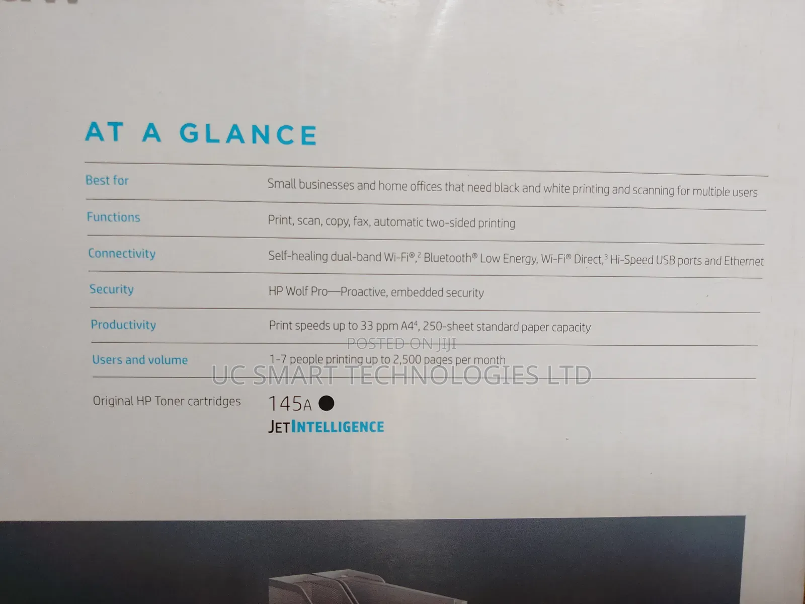 HP Laserjet Pro MFP 3103fdw Printer
