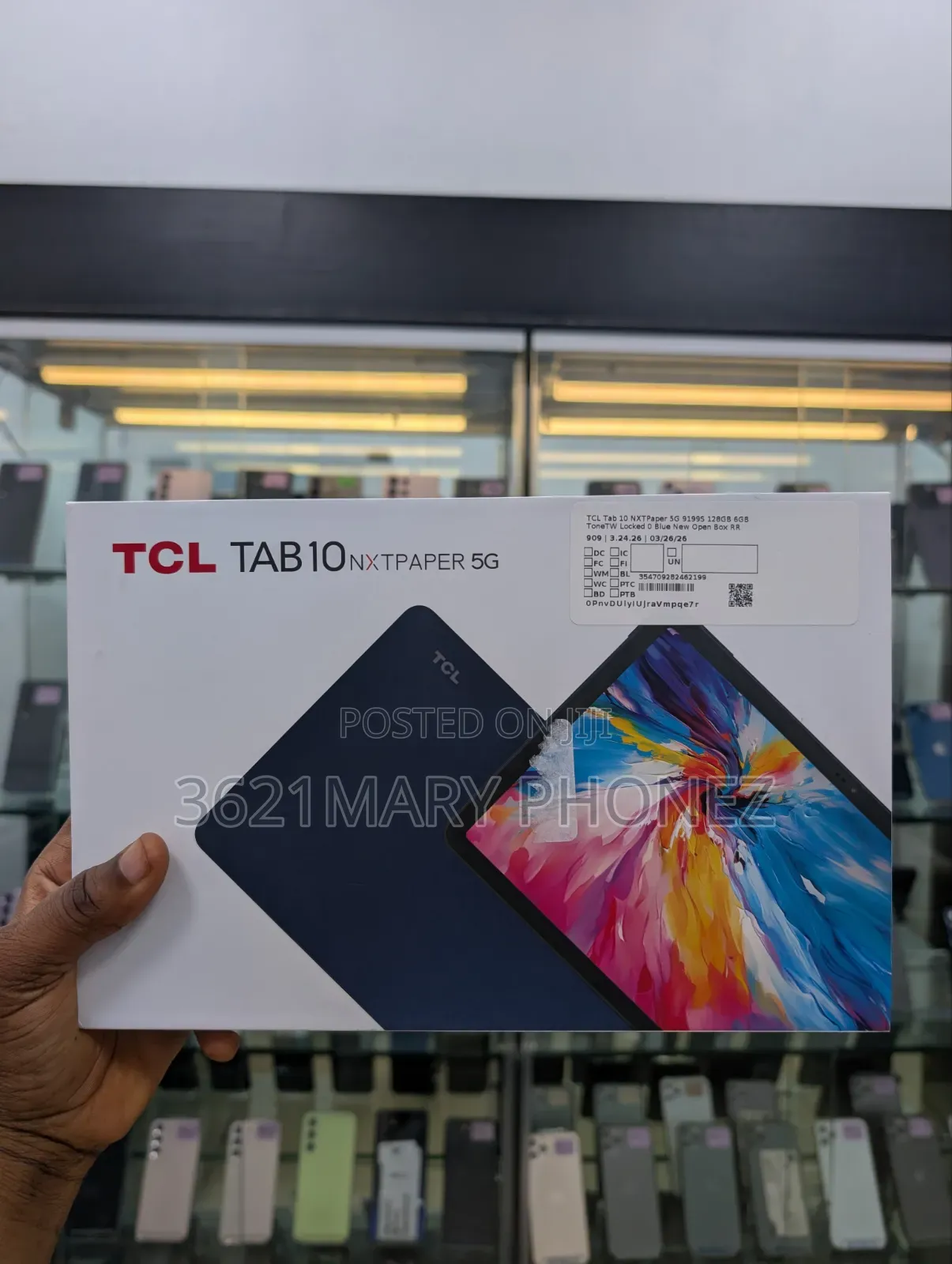 New TCL 10 128 GB Blue