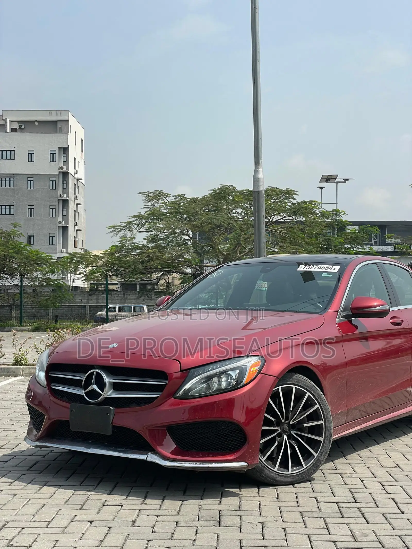 Mercedes-Benz C300 2017 Red
