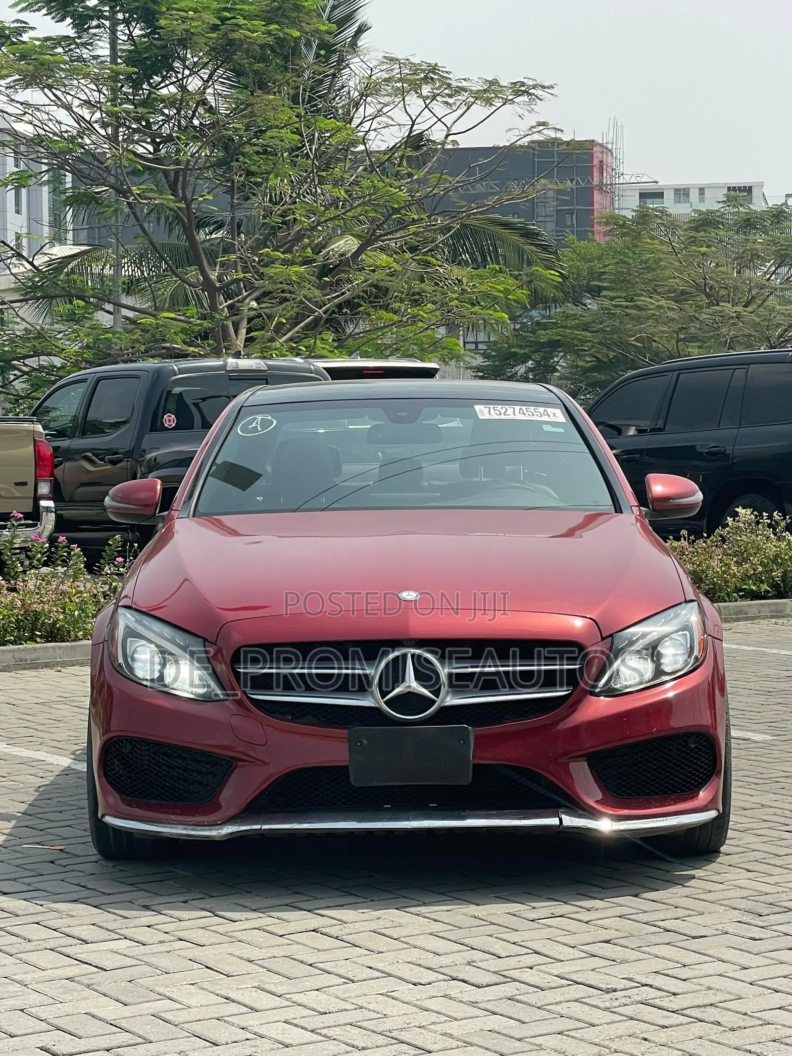 Mercedes-Benz C300 2017 Red