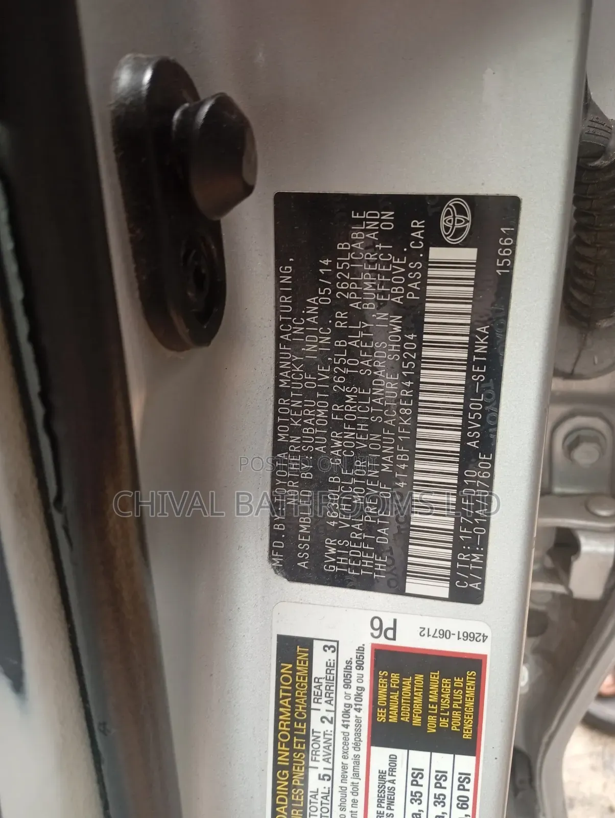 Toyota Camry 2013 Silver
