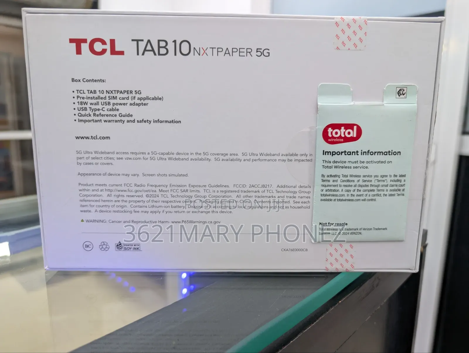 New TCL 10 128 GB Blue