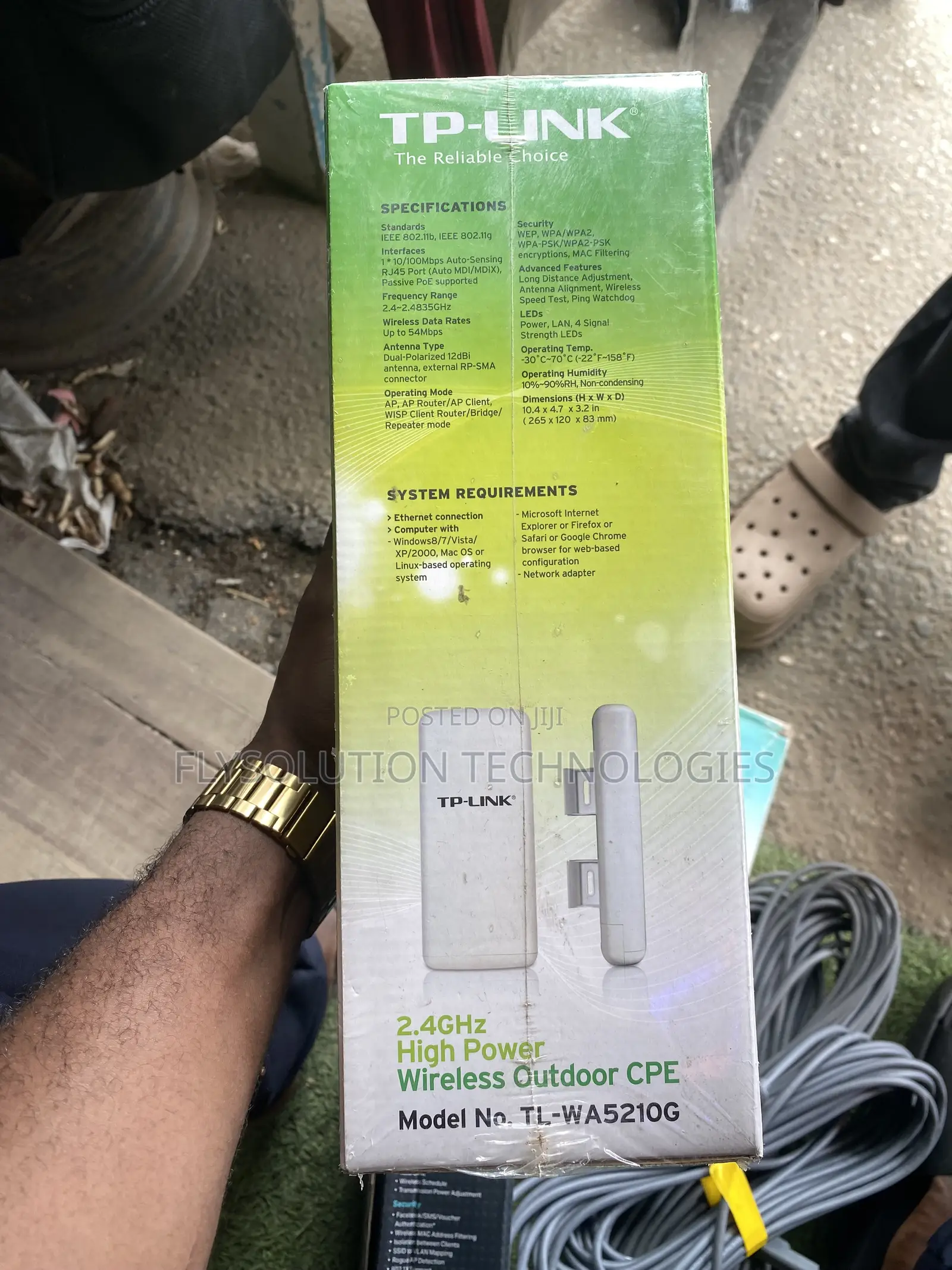 Tp-Link Tl-Wa5210g 2.4ghz High Power Wireless Outdoor Cpe