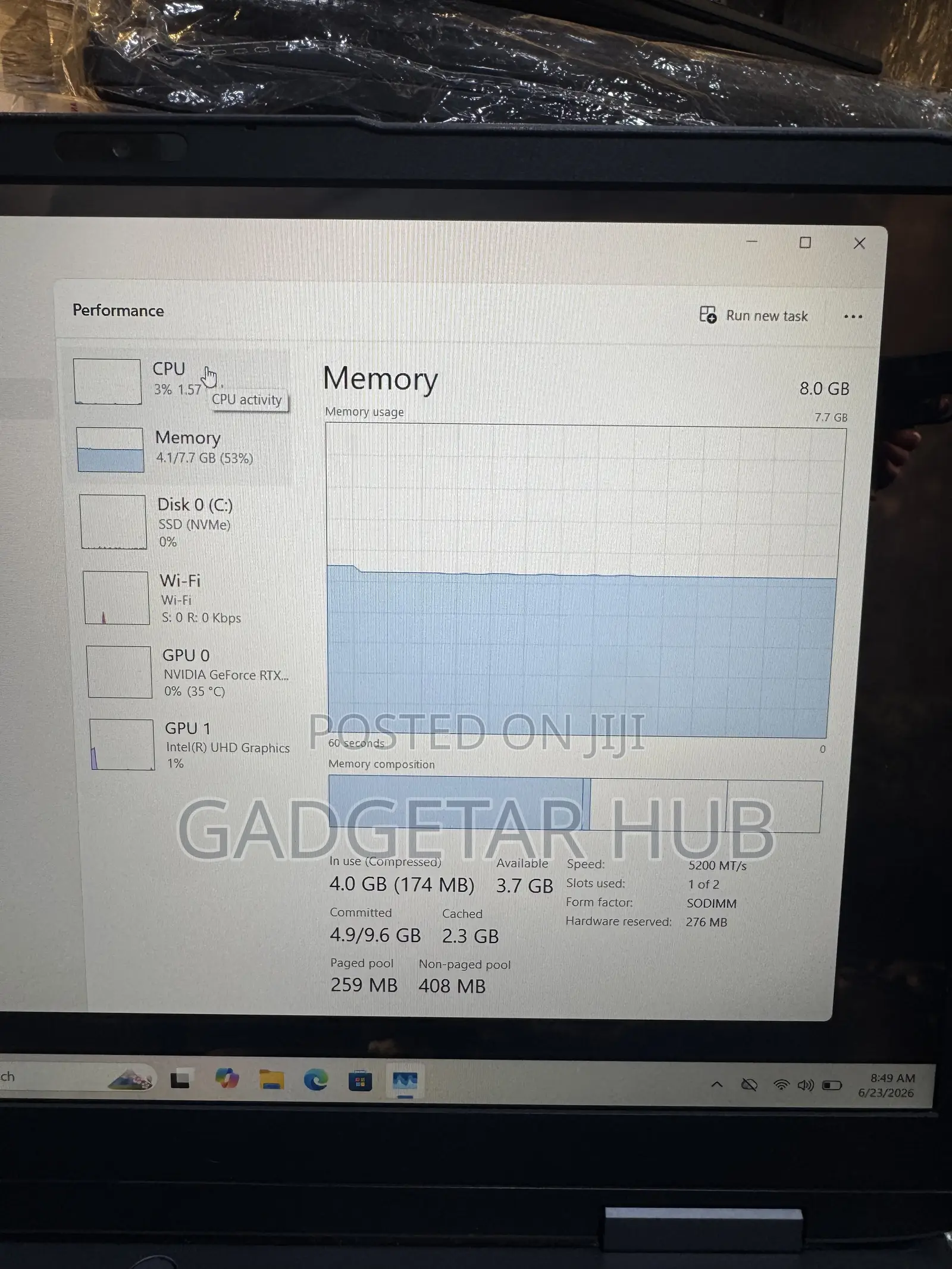 Laptop Lenovo LOQ 15IRH8 8GB Intel Core i5 SSD 1T