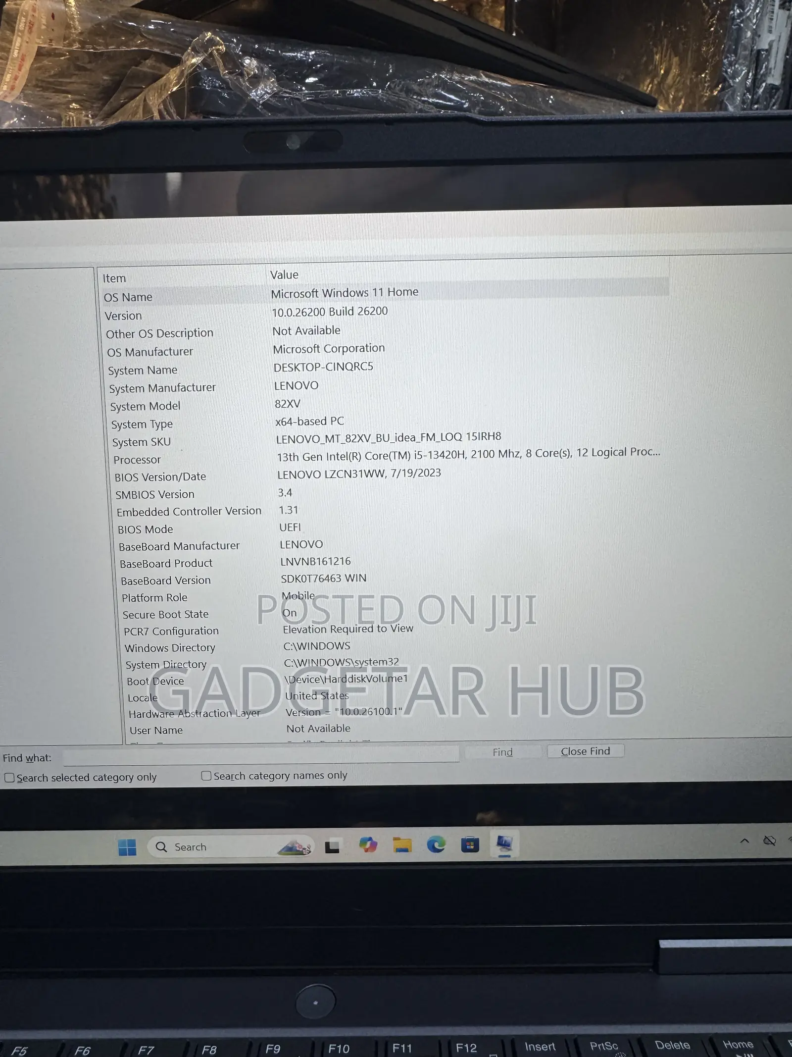 Laptop Lenovo LOQ 15IRH8 8GB Intel Core i5 SSD 1T