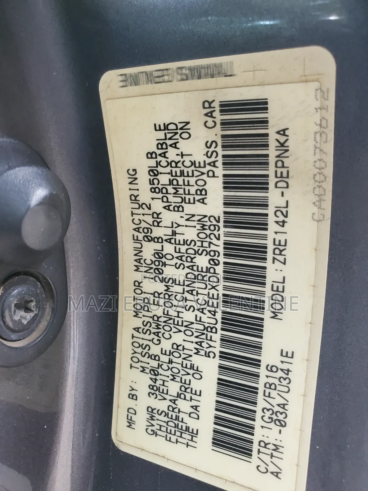 Toyota Corolla 2013 Gray