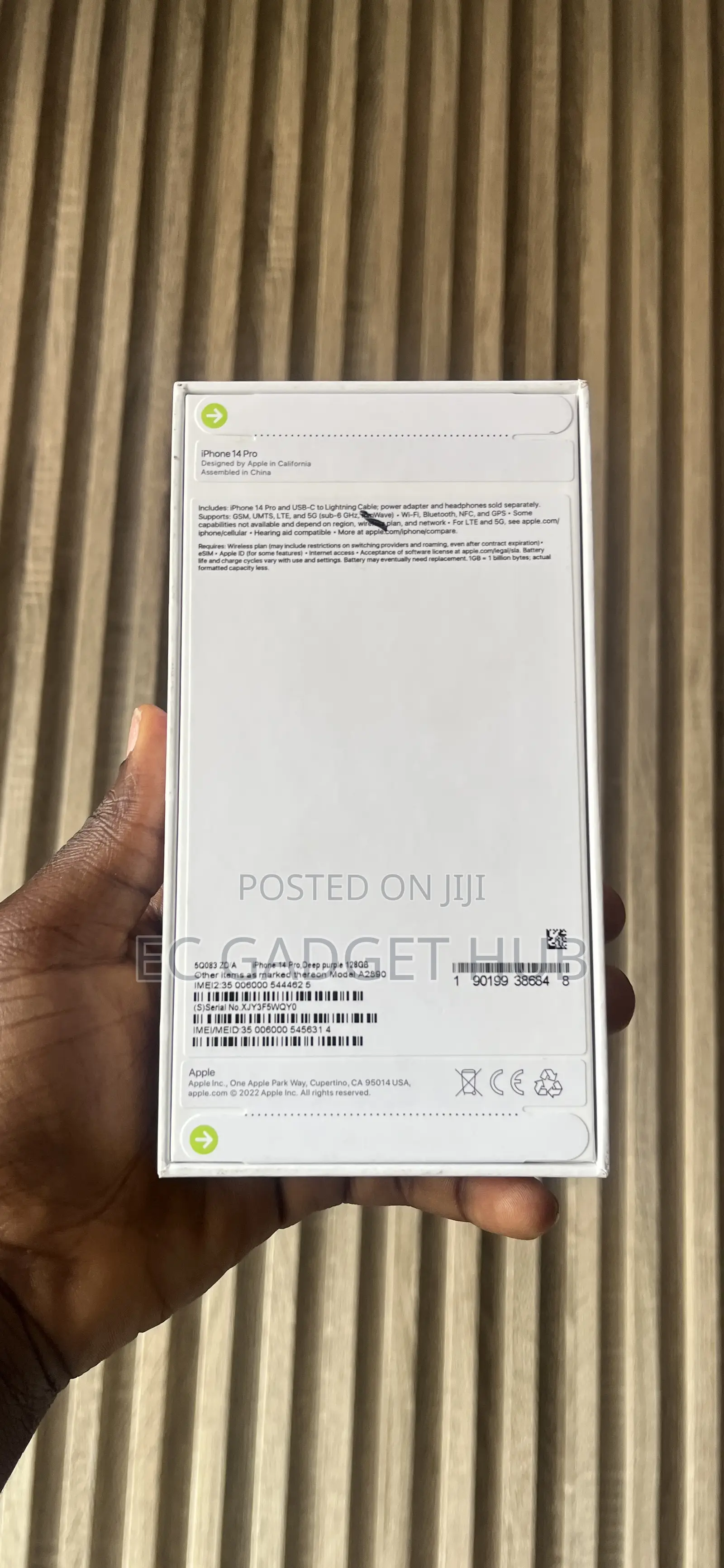 New Apple iPhone 14 Pro 128 GB Purple