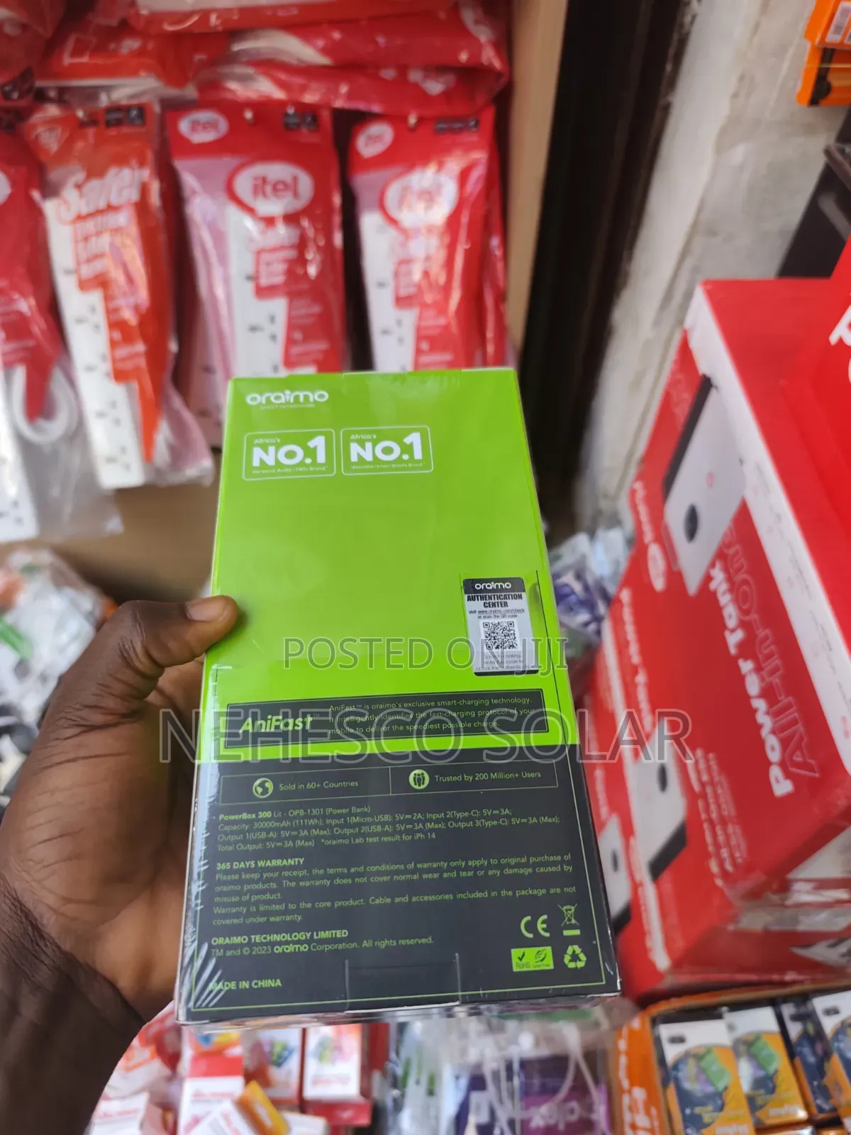 30,000mah Oraimo Power Bank | Ready for Delivery