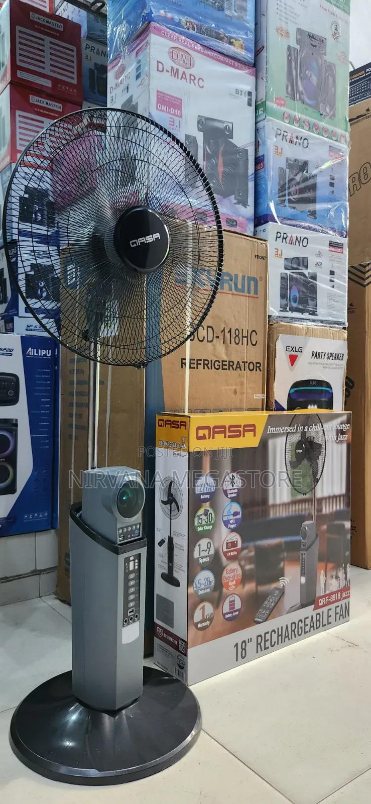 Qasa Rechargeable Fan