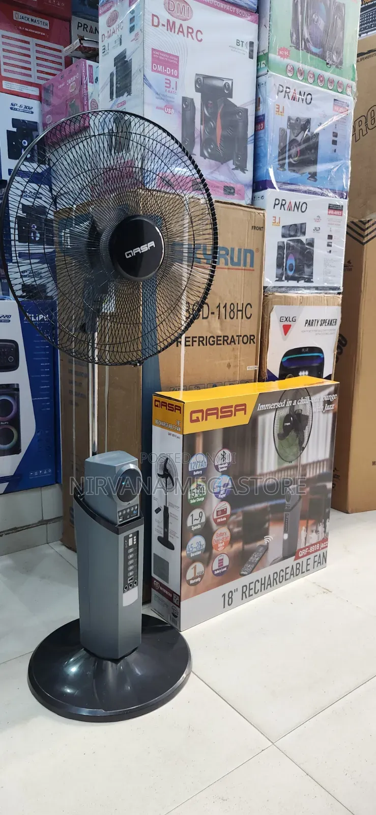 Qasa Rechargeable Fan