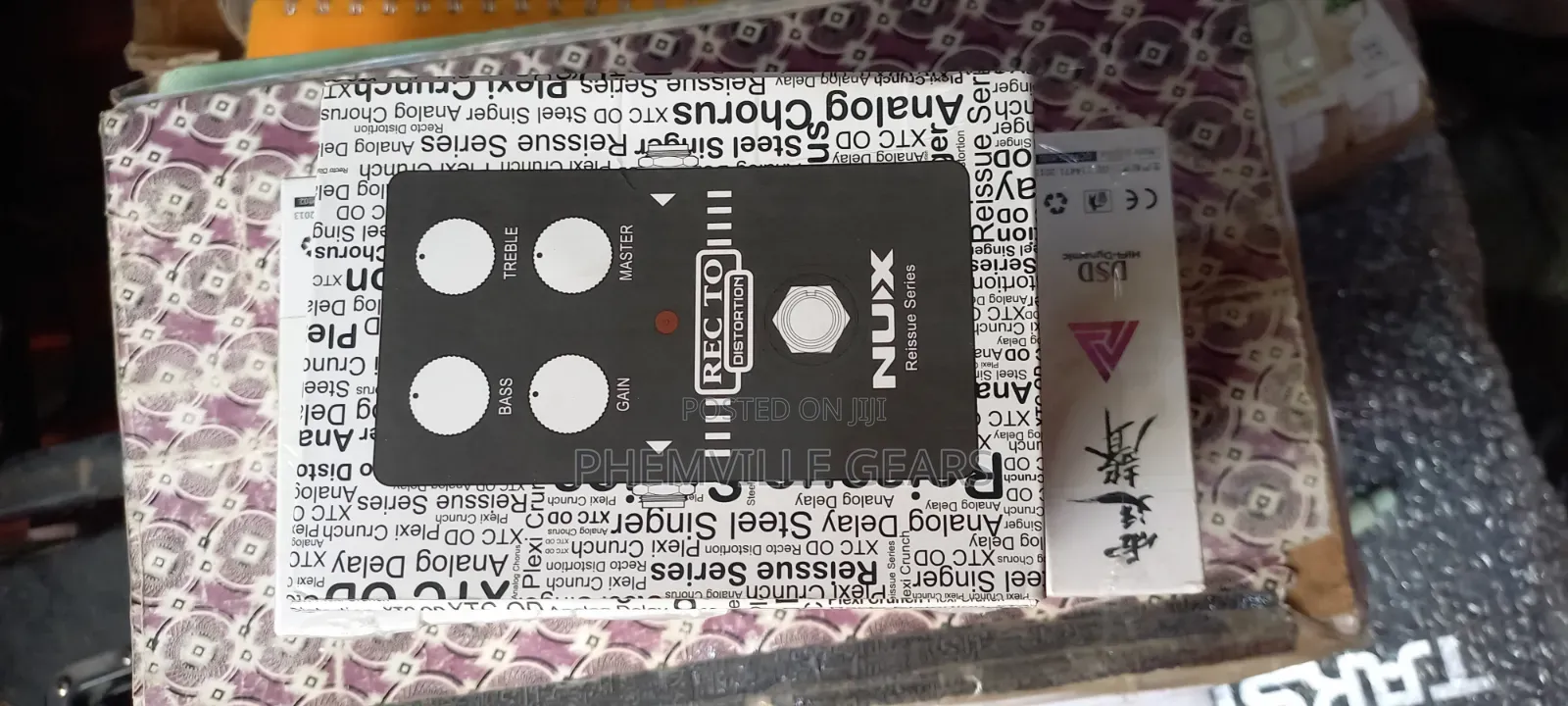 Nux Rec to Distortion Effect