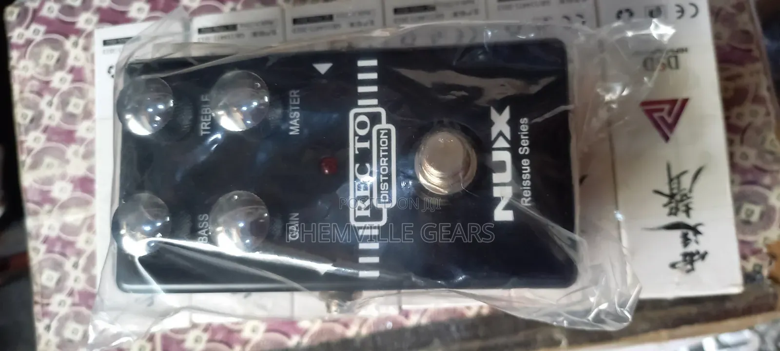 Nux Rec to Distortion Effect