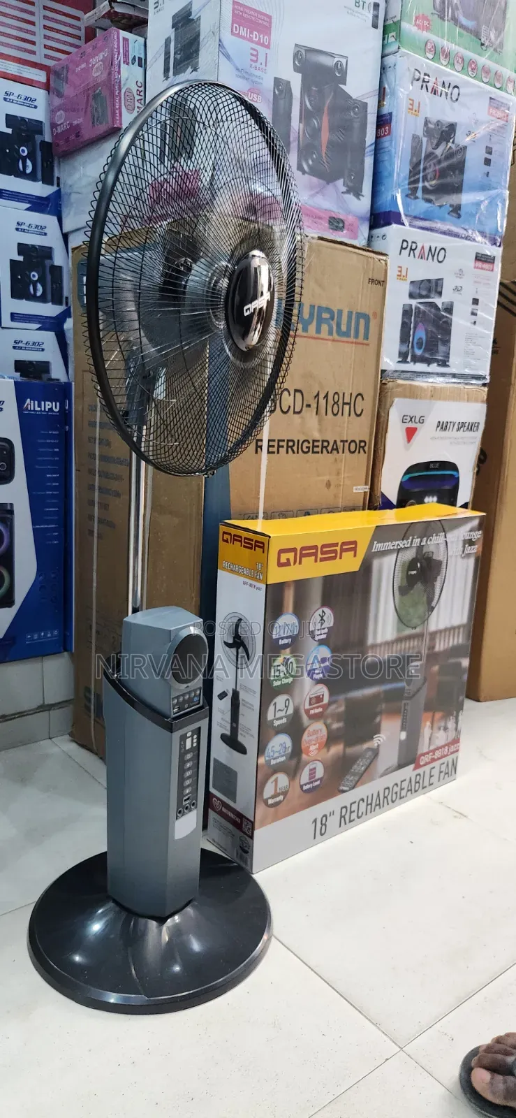 Qasa Rechargeable Solar Fan