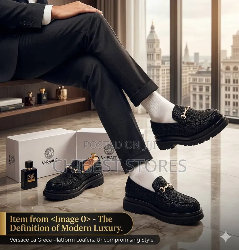 Step in With Your Premium Versace Mens Shoes