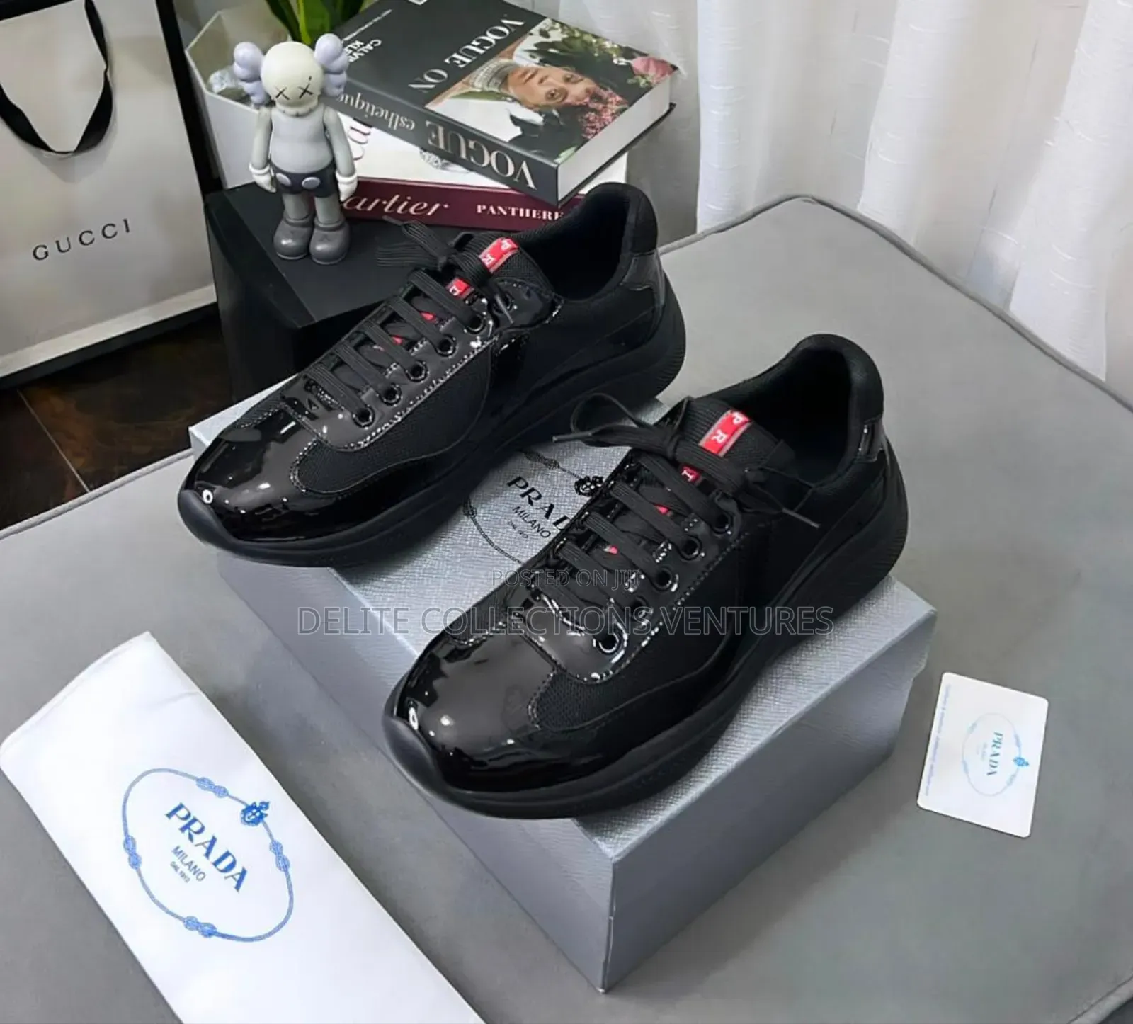 Prada American Cup Sneakers “Black” 