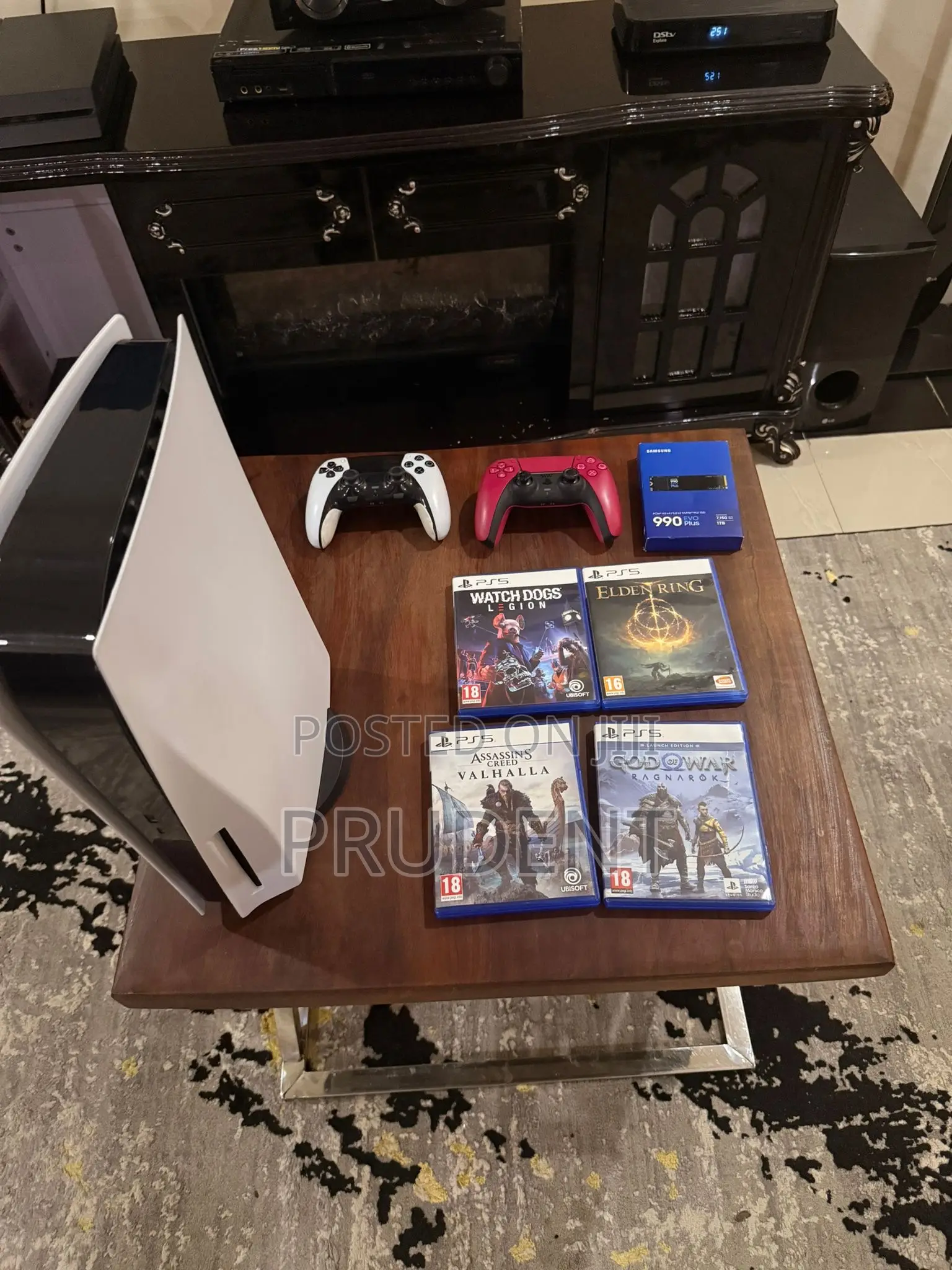 Title: Playstation 5 Standard Edition With Extra Samsung 1tb Storage,.