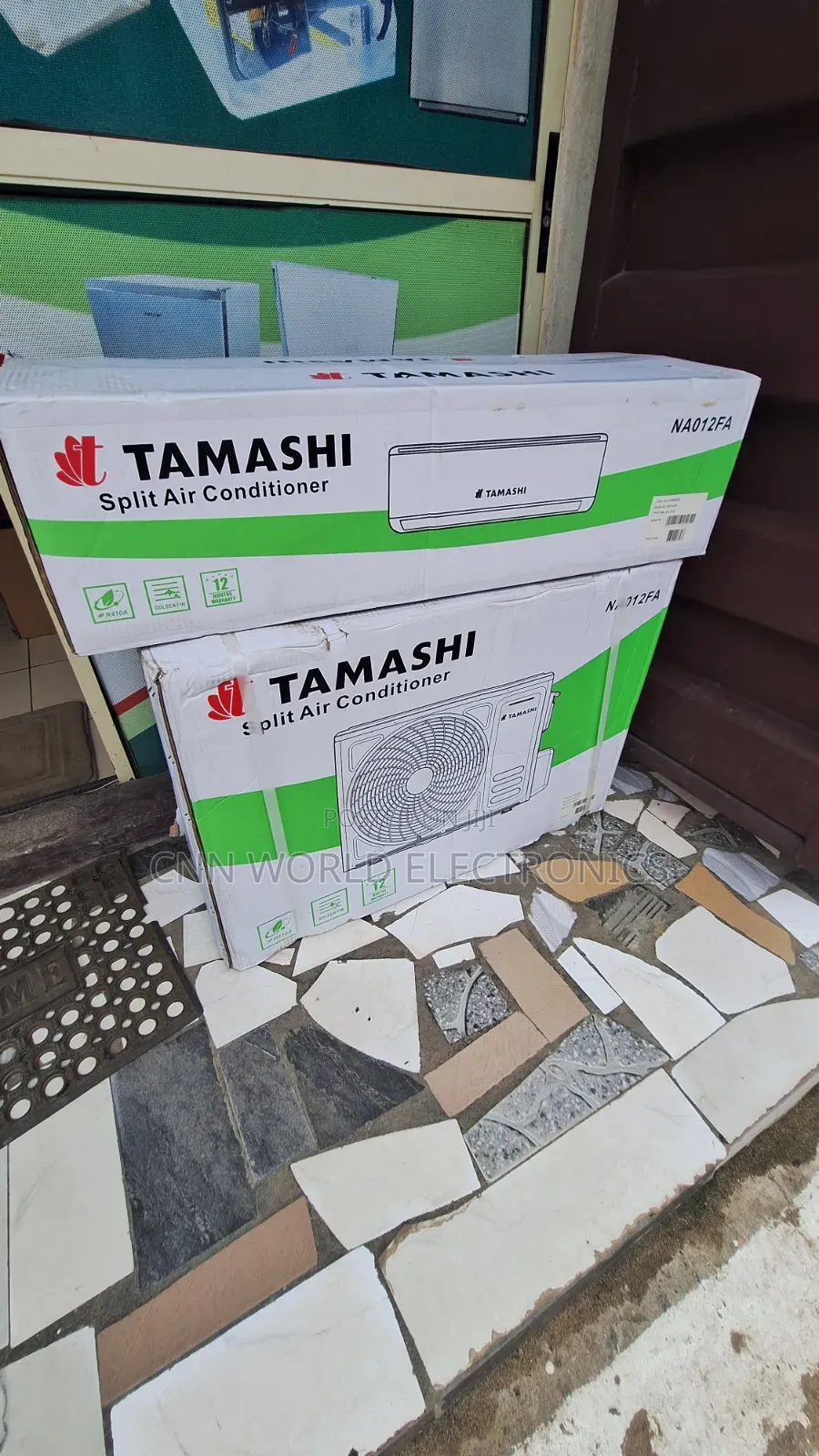 Original Tamashi Non Inverter 1.5hp Split Ac Copper Super Cooling