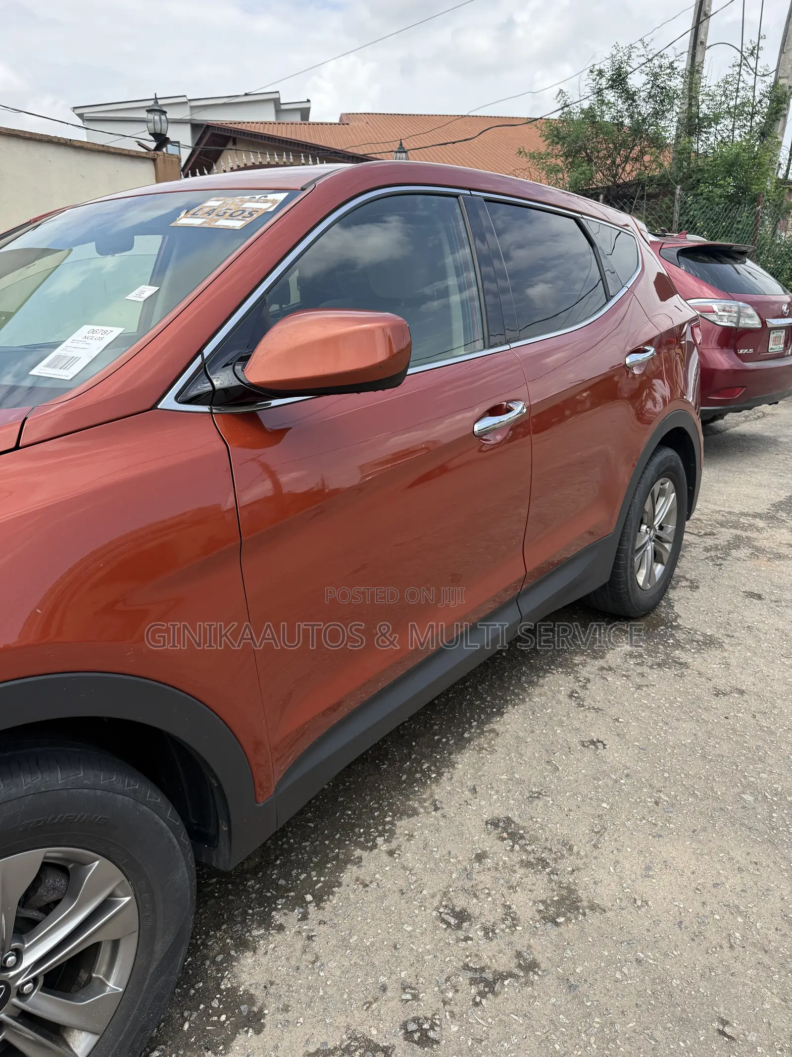Hyundai Santa Fe SE FWD 2016 Orange