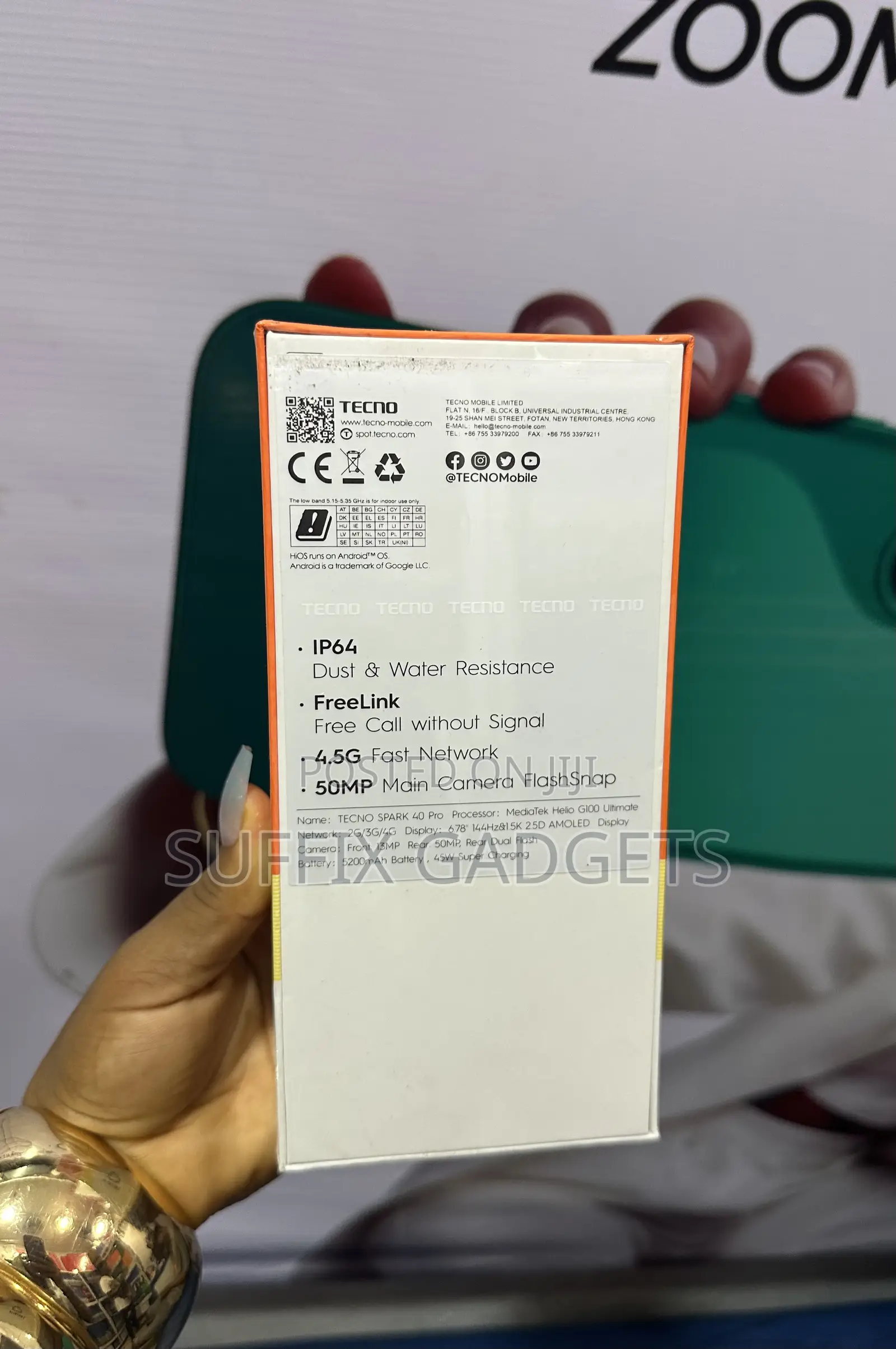 New Tecno Spark 40 Pro 128 GB