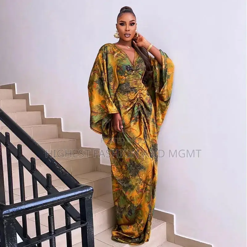 Ruched Boubou Dress