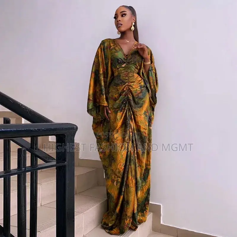 Ruched Boubou Dress