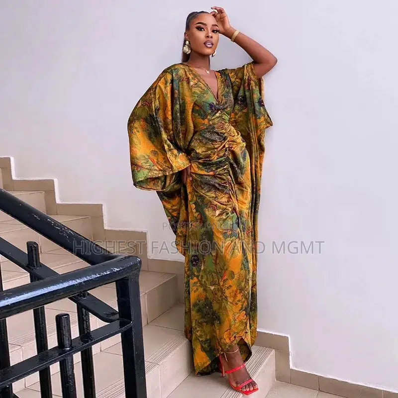 Ruched Boubou Dress